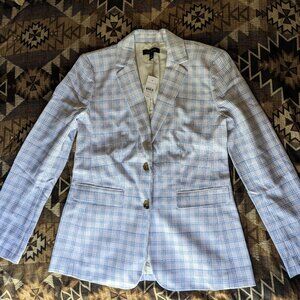 Ann Taylor Plaid Jacket #A27